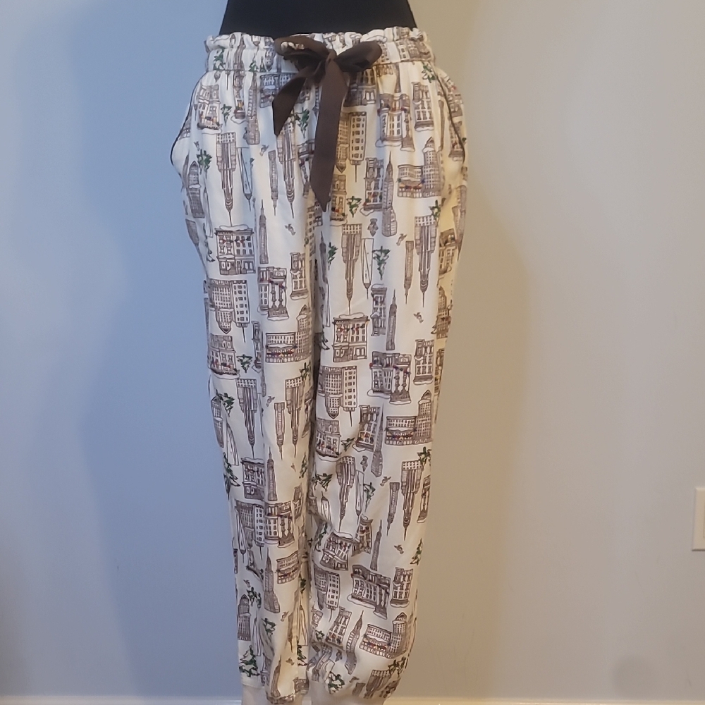 Aerie Urban Sketch Print Pants